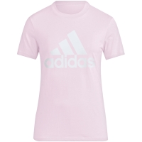 Tricou Tricou pentru femei adidas Loungewear Essentials Logo roz deschis? GL0726