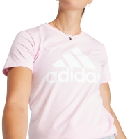 Tricou Tricou pentru femei adidas Loungewear Essentials Logo roz deschis? GL0726