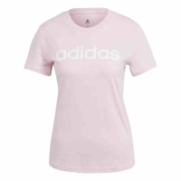 Tricou Koszulka damska adidas Loungwear Essentials Slim Logo rozowa GL0771