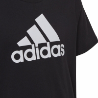 Tricou Koszulka dla dzieci adidas Essentials Big Logo Cotton czarna IC6855