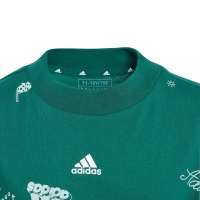 Camasa T- for adidas Brand Love Allover Print green IA1562 copil