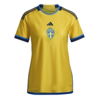 Camasa Minge Fotbal adidas Sweden 22 Home Jersey dama