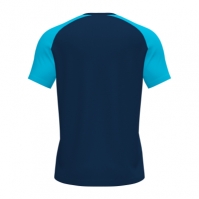 Camasa Academy Iv Maneca Scurta T- Navy Fluor Turquoise Joma