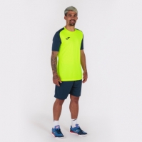 Camasa Academy Iv Maneca Scurta T- Fluor Yellow Navy Joma