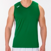 Camasa Cancha Iii T- Green-white Sleeveless Joma