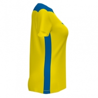 Camasa Championship Vi Maneca Scurta T- Yellow-royal Blue Joma