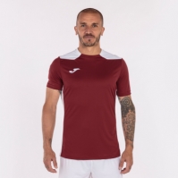 Camasa Championship Vi Maneca Scurta T- Burgundy White Joma