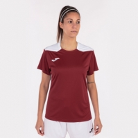 Camasa Championship Vi Maneca Scurta T- Burgundy White Joma