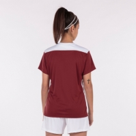 Camasa Championship Vi Maneca Scurta T- Burgundy White Joma