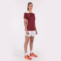 Camasa Championship Vi Maneca Scurta T- Burgundy White Joma