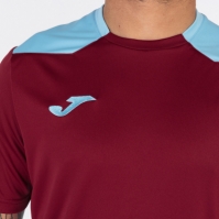 Camasa Championship Vi Maneca Scurta T- Burgundy Sky Blue Joma