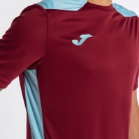 Camasa Championship Vi Maneca Scurta T- Burgundy Sky Blue Joma