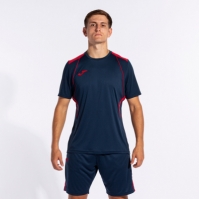 Camasa Championship Vii Maneca Scurta T- Navy Red Joma