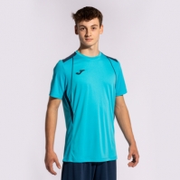 Camasa Championship Vii Maneca Scurta T- Fluor Turquoise-navy Joma