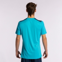 Camasa Championship Vii Maneca Scurta T- Fluor Turquoise-navy Joma