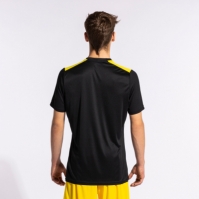 Camasa Championship Vii Maneca Scurta T- Black Yellow Joma