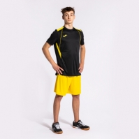 Camasa Championship Vii Maneca Scurta T- Black Yellow Joma