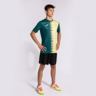 Camasa City Ii Maneca Scurta T- Green Yellow Joma