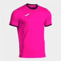 Camasa Combi Premium Maneca Scurta T- Fluor Pink Black Joma