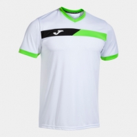 Camasa Court Maneca Scurta T- White Fluor Green Black Joma