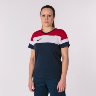 Camasa Crew Iv Cotton T- Dark Navy-red S/s Joma