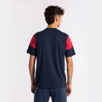 Camasa Crew V Maneca Scurta T- Navy Red Joma