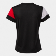 Camasa Crew V Maneca Scurta T- Black Red White Joma