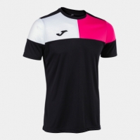 Camasa Crew V Maneca Scurta T- Black Pink White Joma