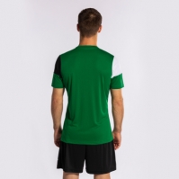 Camasa Crew V Maneca Scurta T- Green Black White Joma