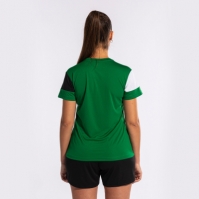 Camasa Crew V Maneca Scurta T- Green Black White Joma