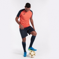 Camasa Eco Championship Maneca Scurta T- Fluor Orange Navy Joma