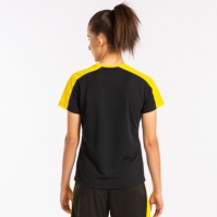 Camasa Eco Championship Maneca Scurta T- Black Yellow Joma