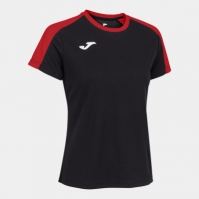 Camasa Eco Championship Maneca Scurta T- Black Red Joma