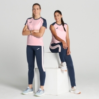 Camasa Eco Championship Maneca Scurta T- Pink Navy Joma