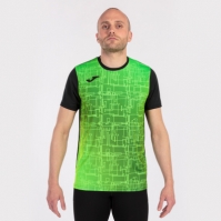 Camasa Elite Viii Maneca Scurta T- Black Fluor Green Joma