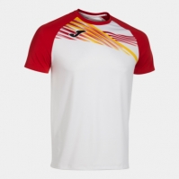 Camasa Elite X Maneca Scurta T- White Red Joma