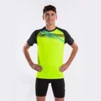 Camasa Elite X Maneca Scurta T- Fluor Yellow Black Joma