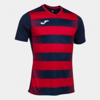 Camasa Europa V Maneca Scurta T- Navy Red Joma