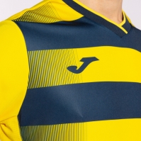 Camasa Europa V Maneca Scurta T- Yellow Navy Joma