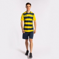 Camasa Europa V Maneca Scurta T- Yellow Navy Joma