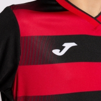 Camasa Europa V Maneca Scurta T- Black Red Joma