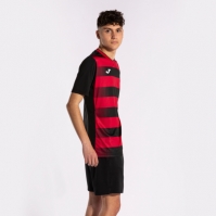 Camasa Europa V Maneca Scurta T- Black Red Joma