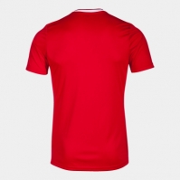 Camasa Europa V Maneca Scurta T- Red White Joma