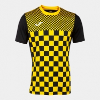 Camasa Flag Iii Maneca Scurta T- Black Yellow Joma