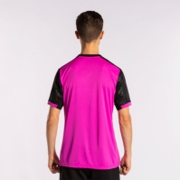 Camasa Montreal Maneca Scurta T- Fluor Pink Black Joma