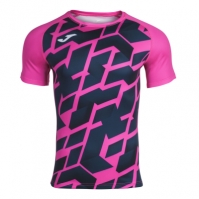 Camasa Myskin Iii Maneca Scurta T- Fluor Pink Navy Joma