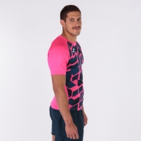 Camasa Myskin Iii Maneca Scurta T- Fluor Pink Navy Joma