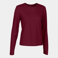 Camasa Organic Maneca Lunga T- Burgundy Joma