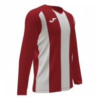 Camasa Pisa Ii Maneca Lunga T- Red White Joma