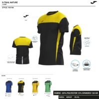 Camasa R-trail Nature Maneca Scurta T- Yellow Black Joma